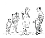 Illustraties voor de Pandipieri missie, Kisumu. Alweer zwanger!