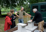 De steunen voor verankering in de grond