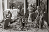 42. A relaxed chat between Scotsmen